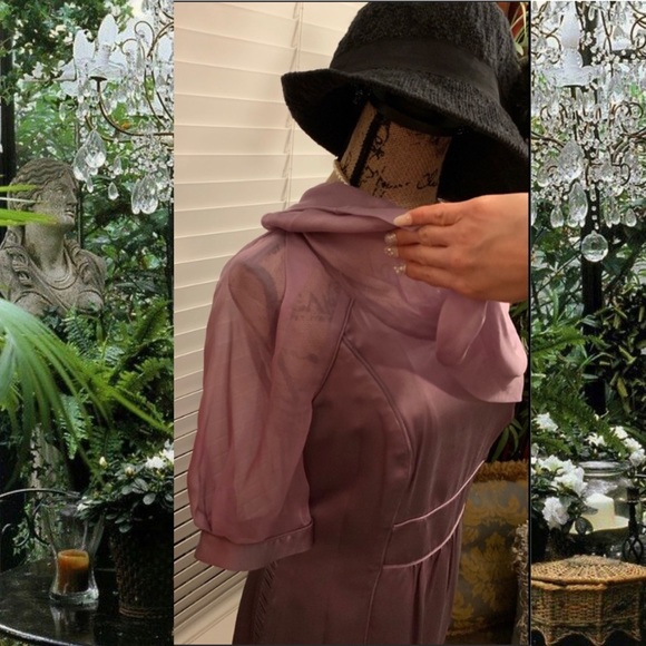 WALTER Silk Classy Modern Chic Dress. - Picture 8 of 15